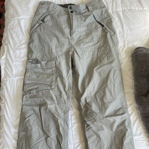 The North Face. Girls gray snow pants.